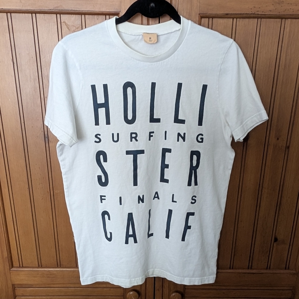 Men's Hollister shirt White surf Tshirt